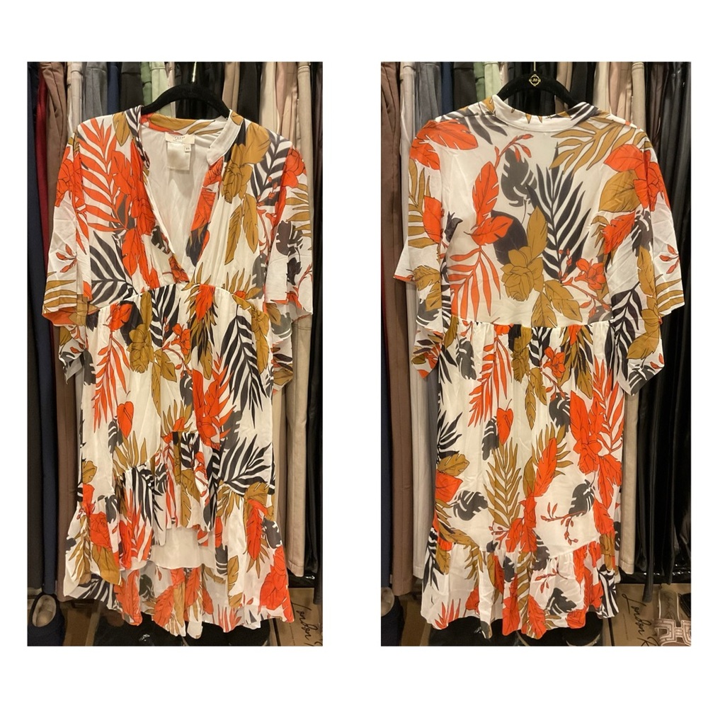 Floral Print Kimono Women's Dress